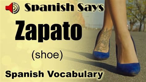 zapato meaning spanish.